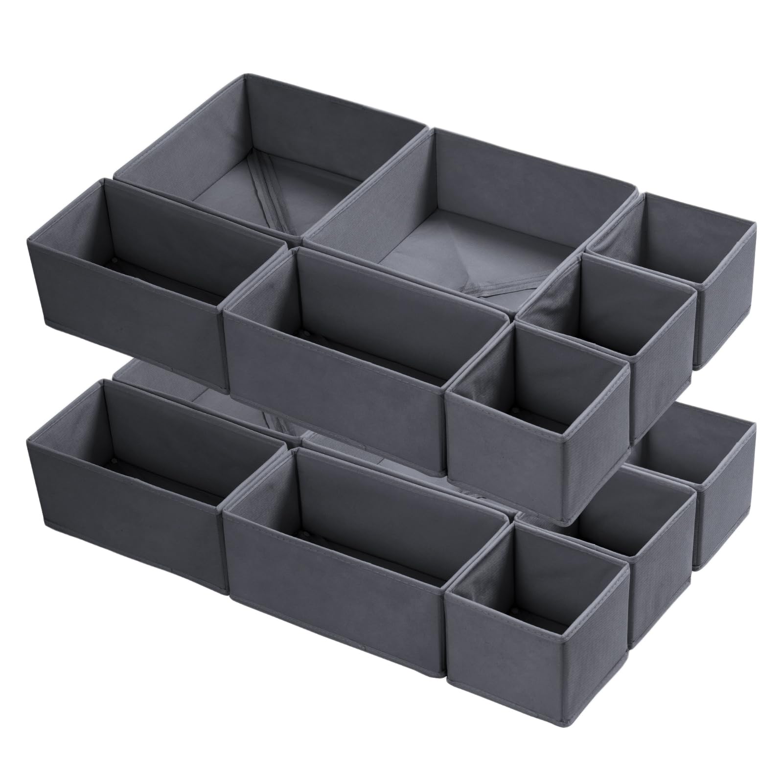 Amazon.com: ORLISA 14 Pack Drawer Organizer for Clothes Dresser